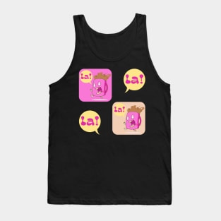 The Pink Palace - Coffee Lovers - La! Off to Work Tank Top
